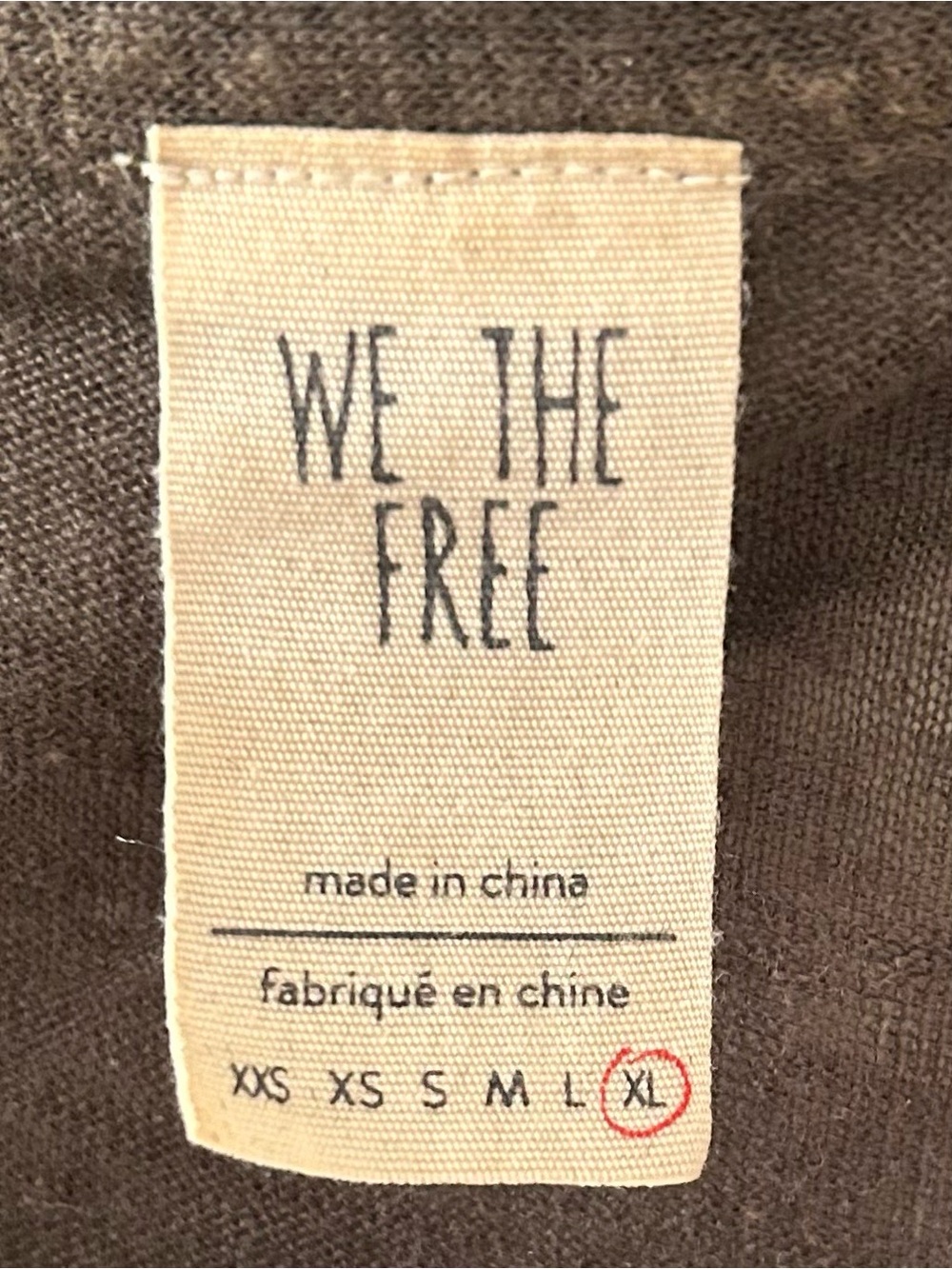 We The Free Washed Army Green Button-Front Pocket Top - Picture 3 of 4
